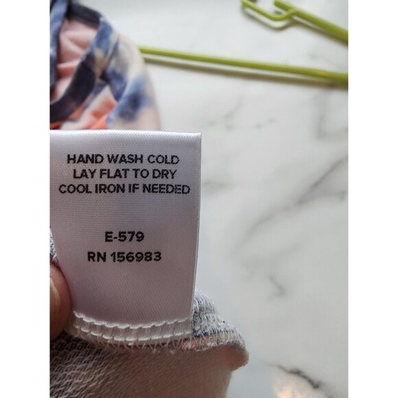 Roan and Ryan Large Womens Romper Boho Tie Dye Drawstring Waist - Picture 5 of 5